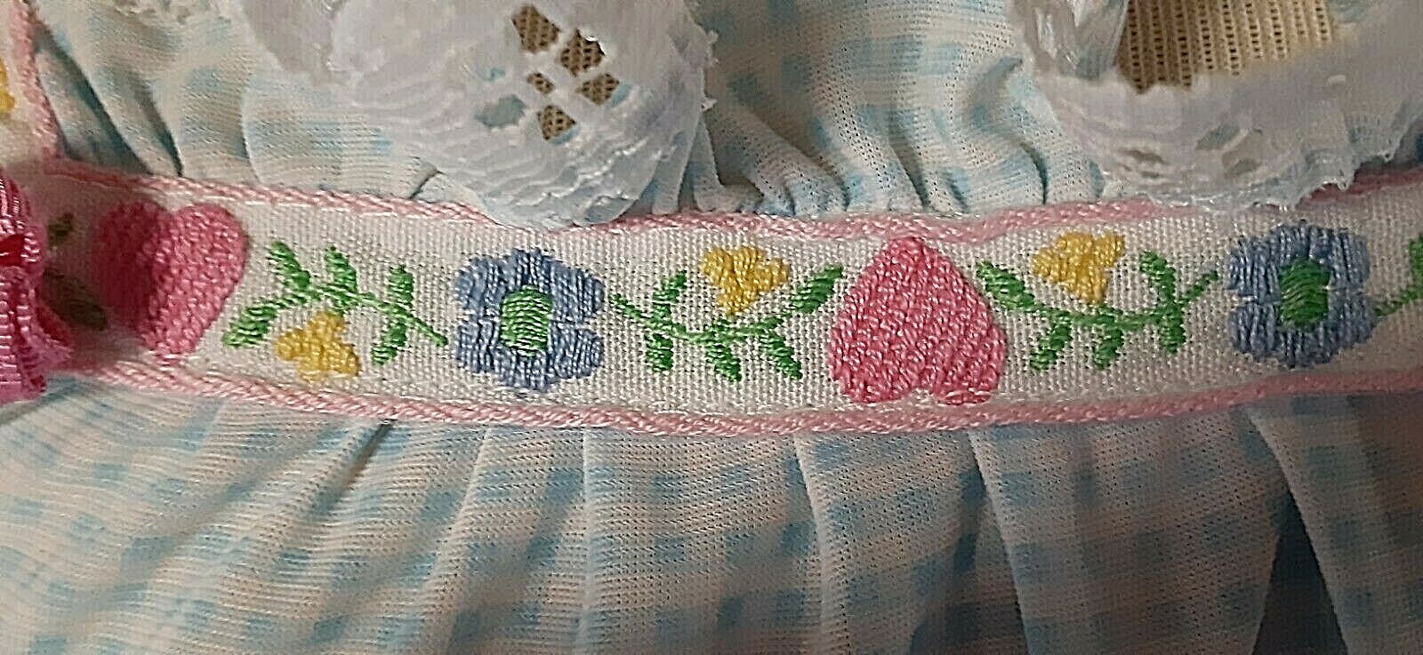 42″ underarm Jennifer Dale 1970s vintage nightgown Nylon Gingham Hippi Country