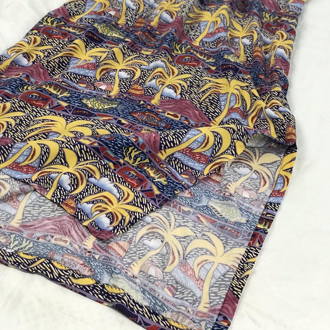 Vintage REYN SPOONER Island Life Pattern Midi Maxi Dress