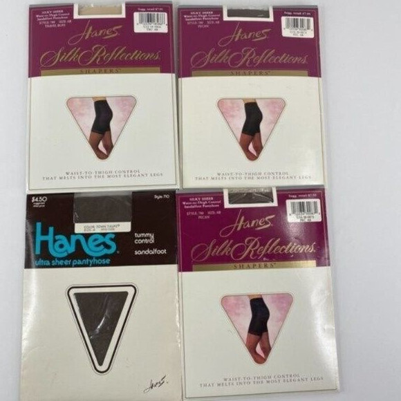 Hanes Liz Claiborne Vintage Pantyhose Lot of 15 Pairs Crafts Collectors