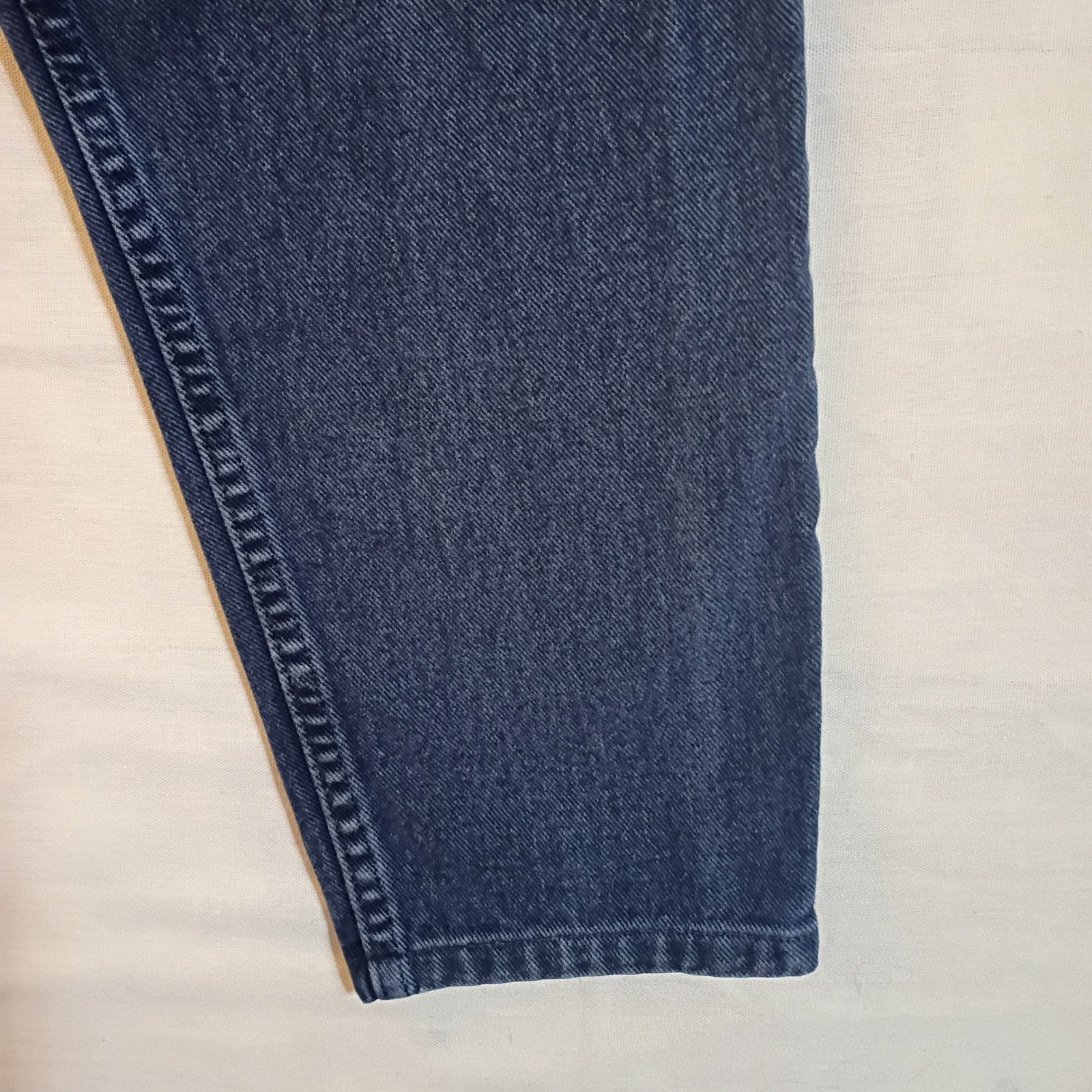 Chic Vintage 90s High Waisted Mom Jeans Dark Wash Tapered Leg Denim Pants