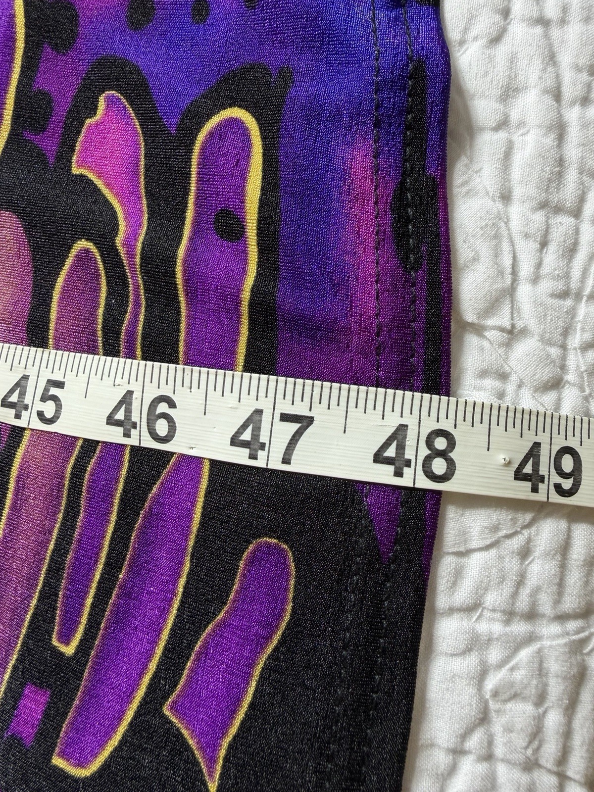 Vintage 90’s Jostar XL Vibrant Abstract Butterfly Slinky Maxi Dress Travel
