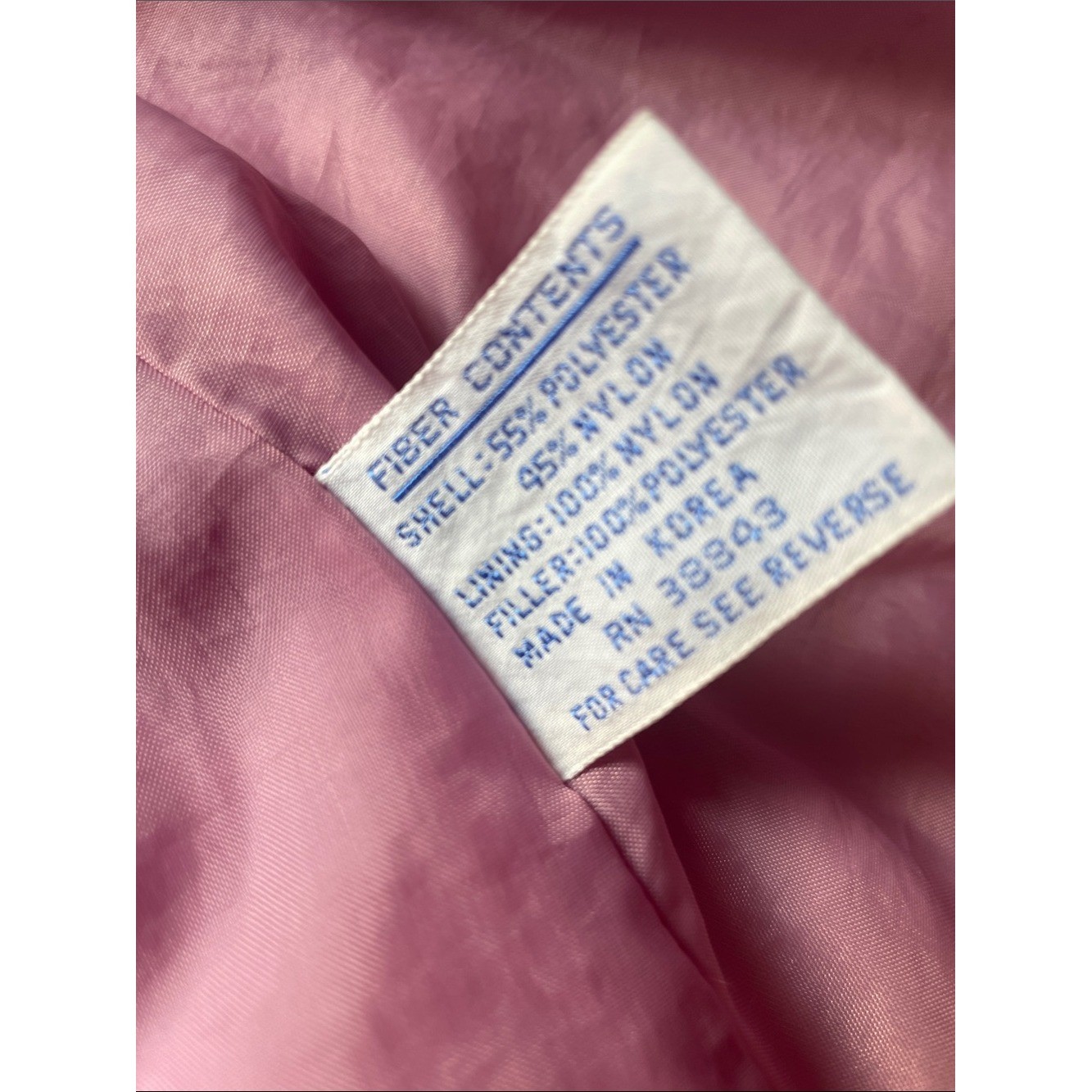 VTG 80s Rothschild Lavender Puffer Coat Asymmetric Colorblock Leg-O-Mutton