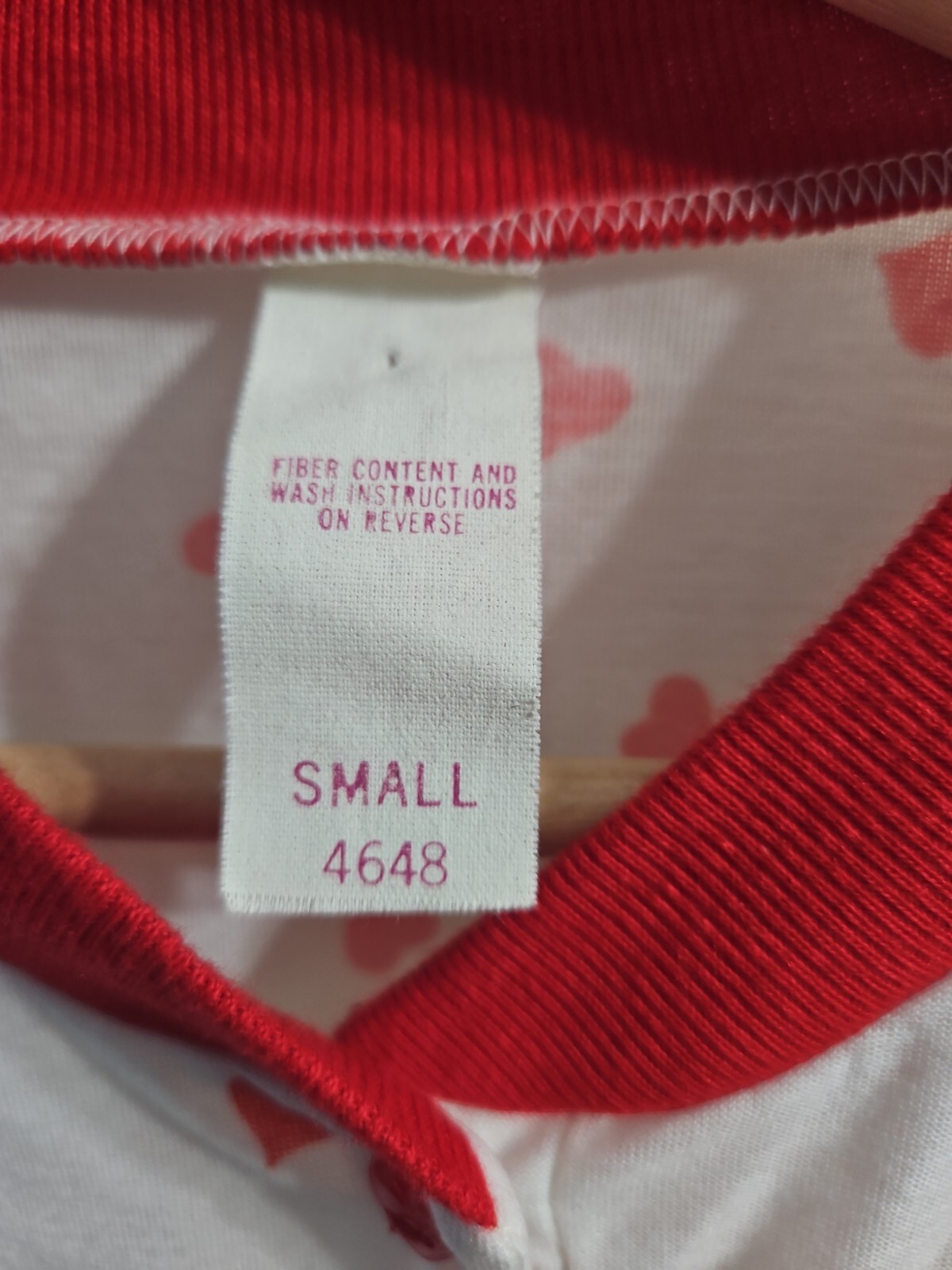 Vtg 1980s Teddy Bear & Hearts Nightgown Single Stitch Sleep Shirt Union Made USA