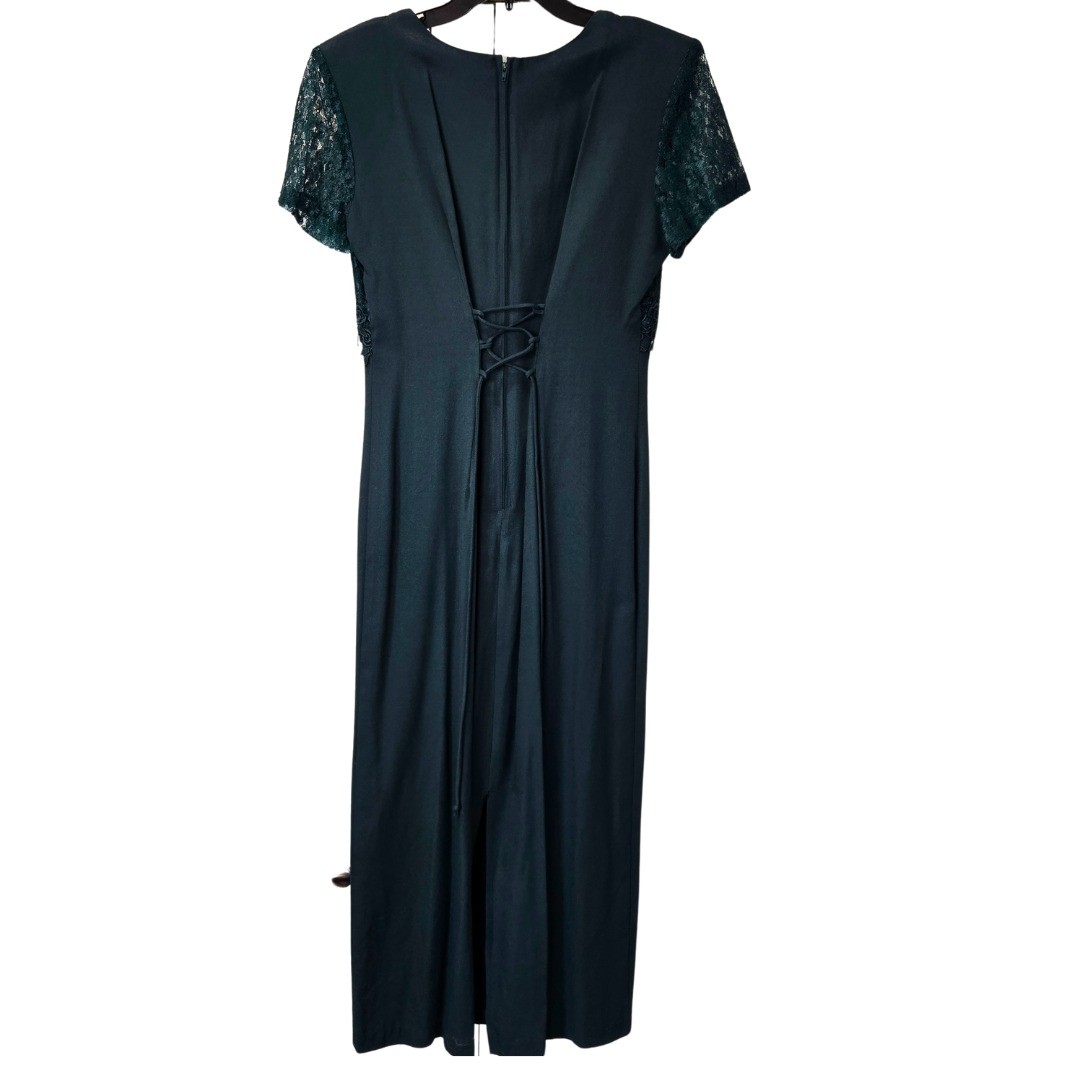 Vtg Maxi Junior Dress 13 Elegant Timeless Retro Lace up Back Fairytale Victorian