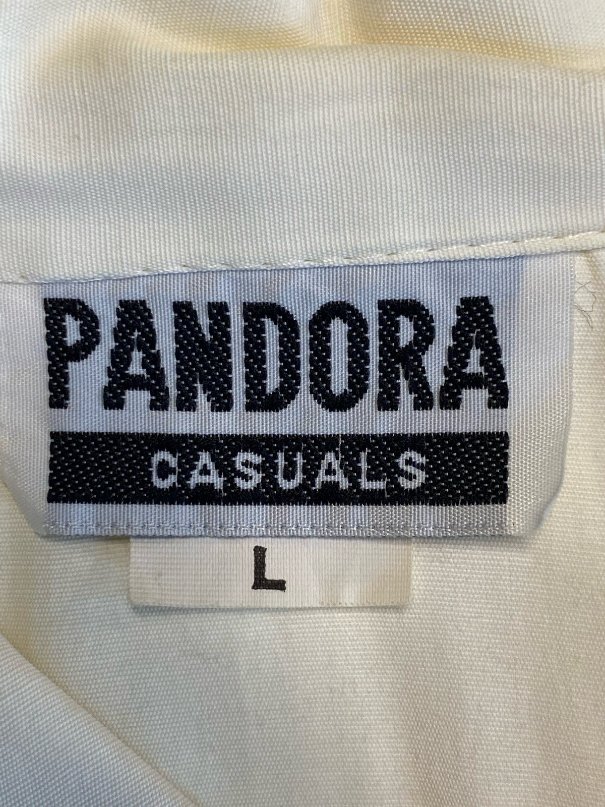 Vintage Pandora Casuals Womens Victorian Button Up Shirt Size Large Royalcore