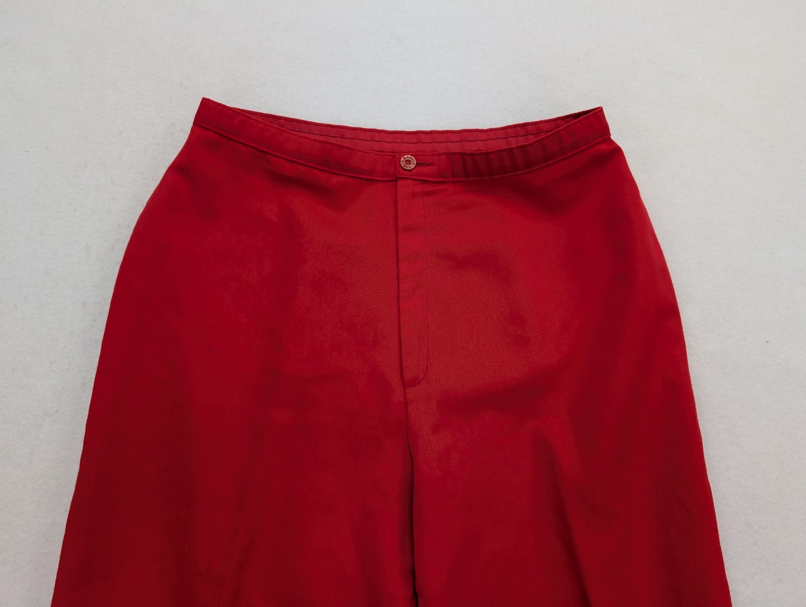 Levi’s Bend Over Vintage Women’s Pants Slacks Size 18 Red High Rise Flat Front