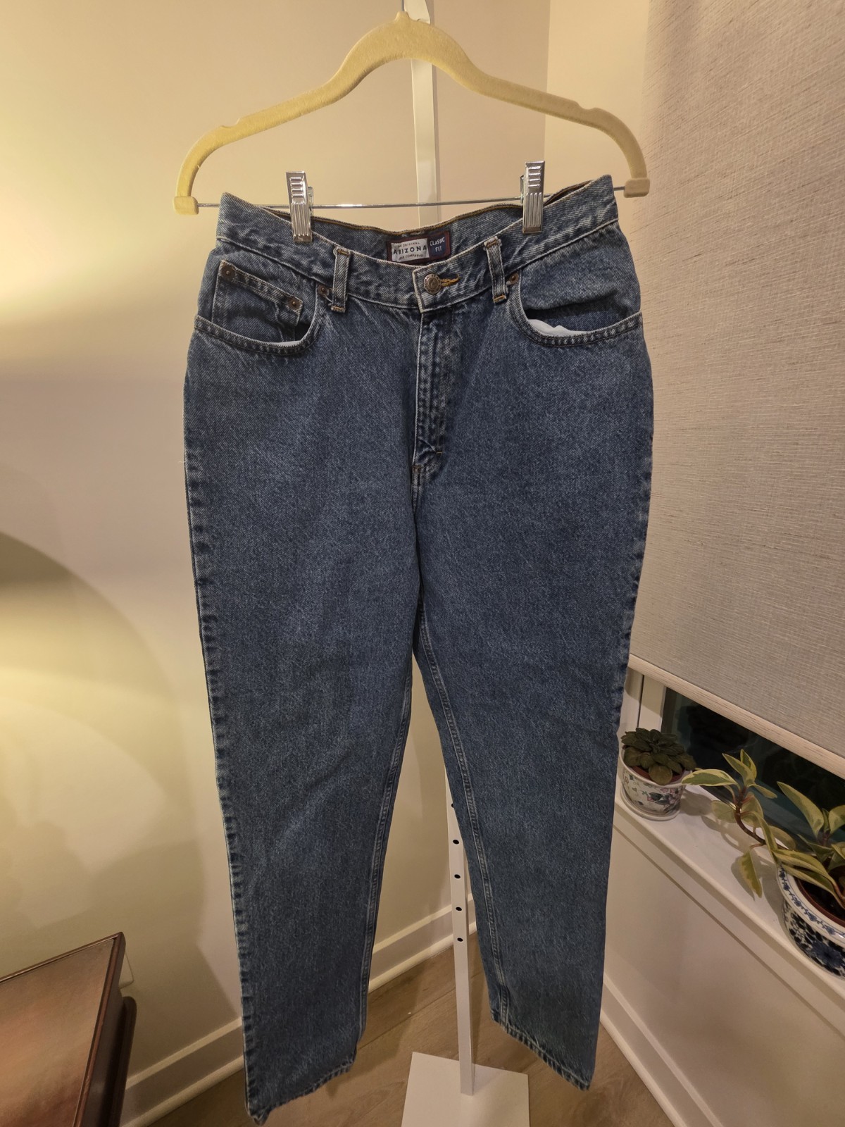 Vintage Arizona Jean Co 90s High Waisted Mom Light Wash Loose Barrel Size 11
