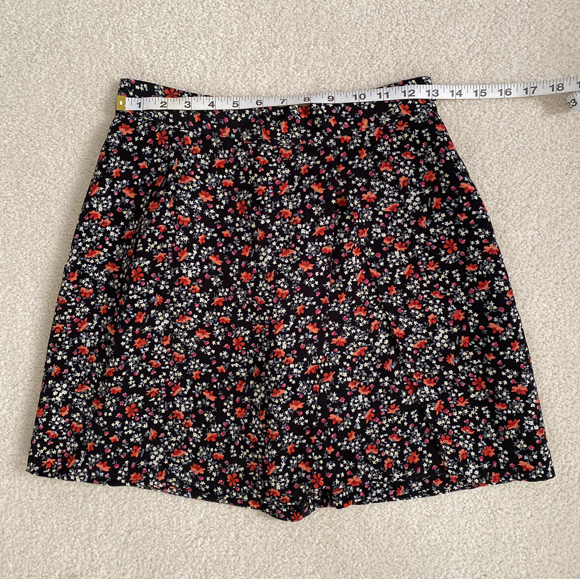 Jay Jacobs VTG 80’s 90’s High Waisted Floral Fairy Skort Skirt Shorts ~ Size 5