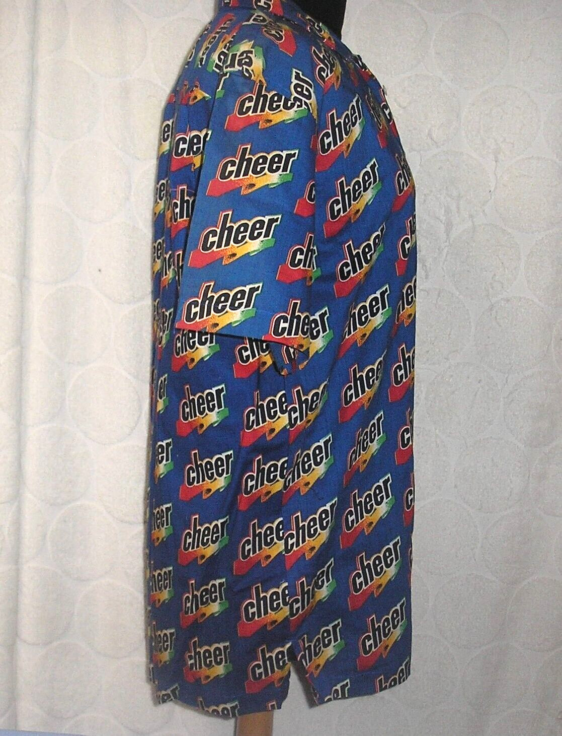 Vintage Cheer Detergent Target Pop Art Woman’s Size Med Short Sleeve Shirt
