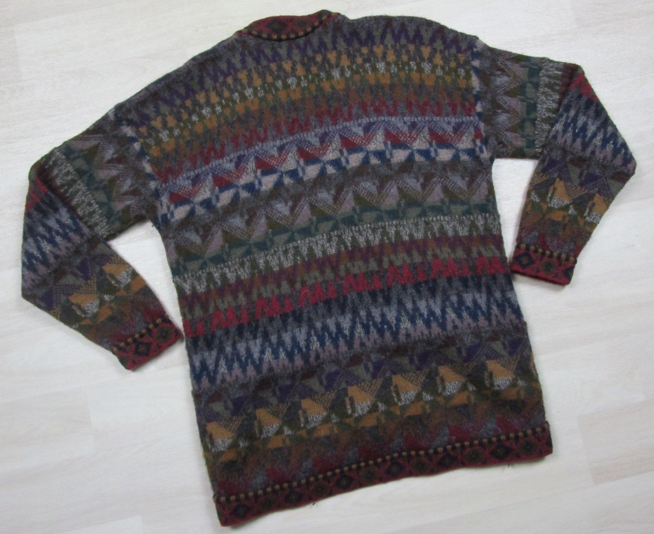 Vintage Peruvian Connection Alpaca Cardigan Sweater Women’s (M) Fair Isle