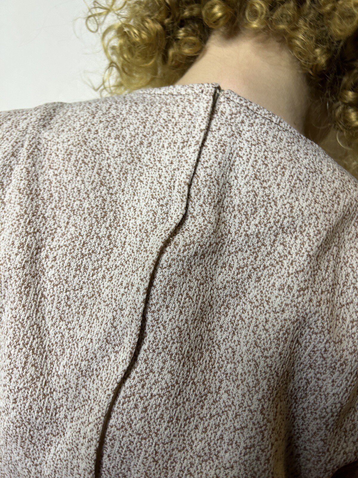 Vintage Australian 1980s Carmen Jones Treilon Ladies Blouse Art Deco Peplum AU14