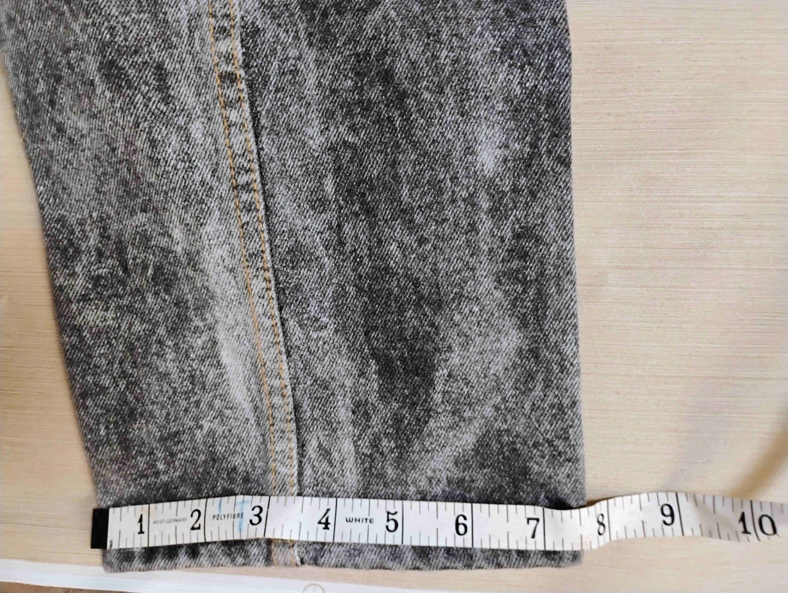 Vintage AJ’s Black Acid Wash Jeans Women’s 31 / 11 Long outer seam