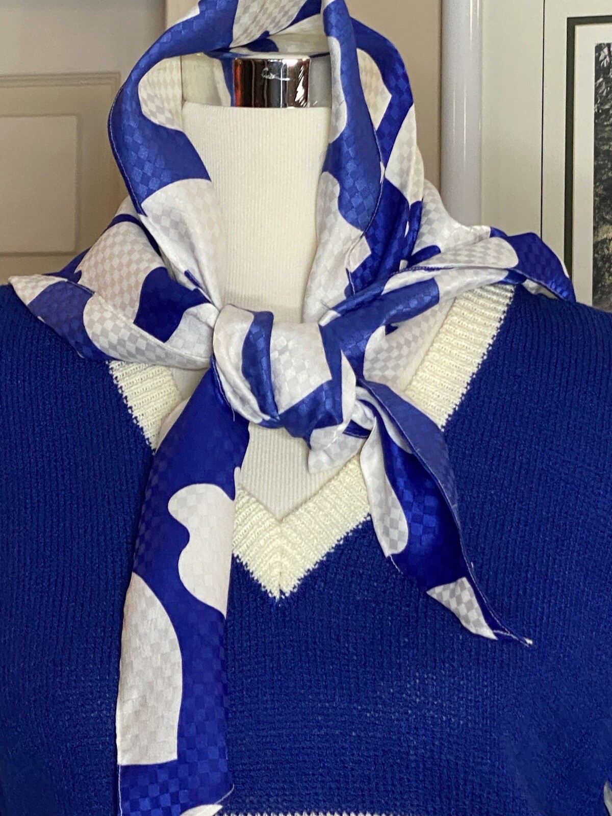 Vintage Jaymee Papell 3 piece Skirt, Sweater, Scarf