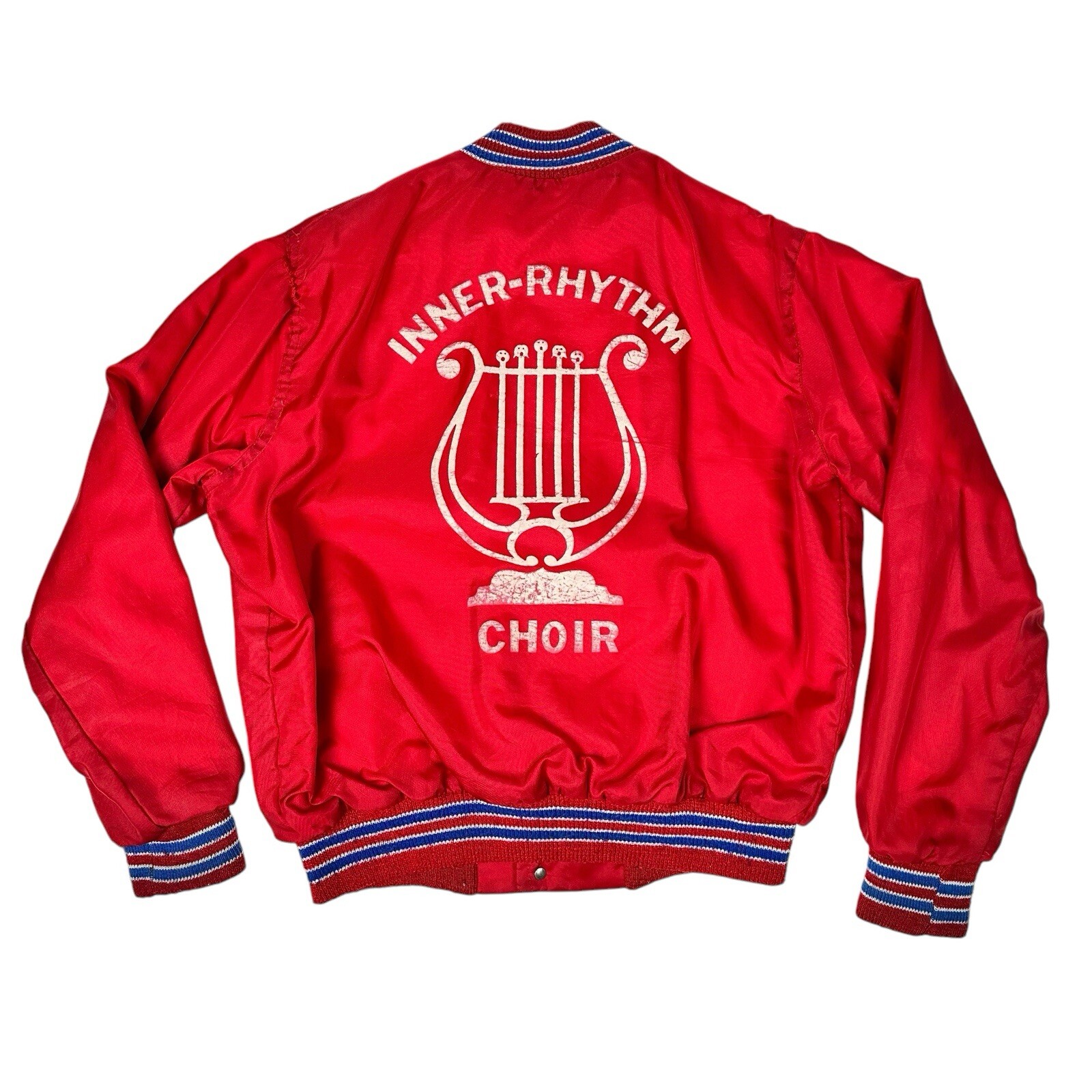 Vintage Inner Rhythm Choir 1980s Satin Bomber Jacket Men’s XS