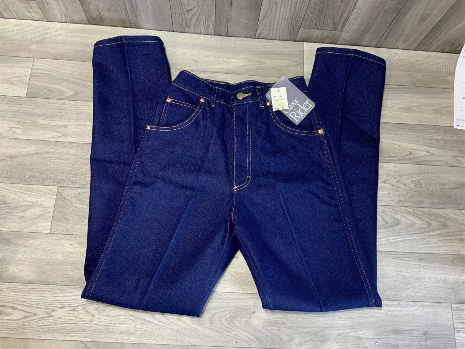 NWT Lee Riders Jeans Misses Women’s Size 10M 27×32 Straight Leg UNION MADE Vtg