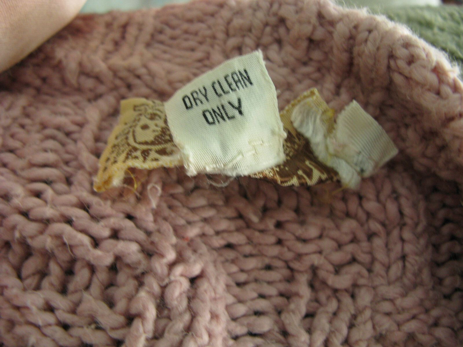 Cardigan Sweater Made in Peru Hand Knit Vintage