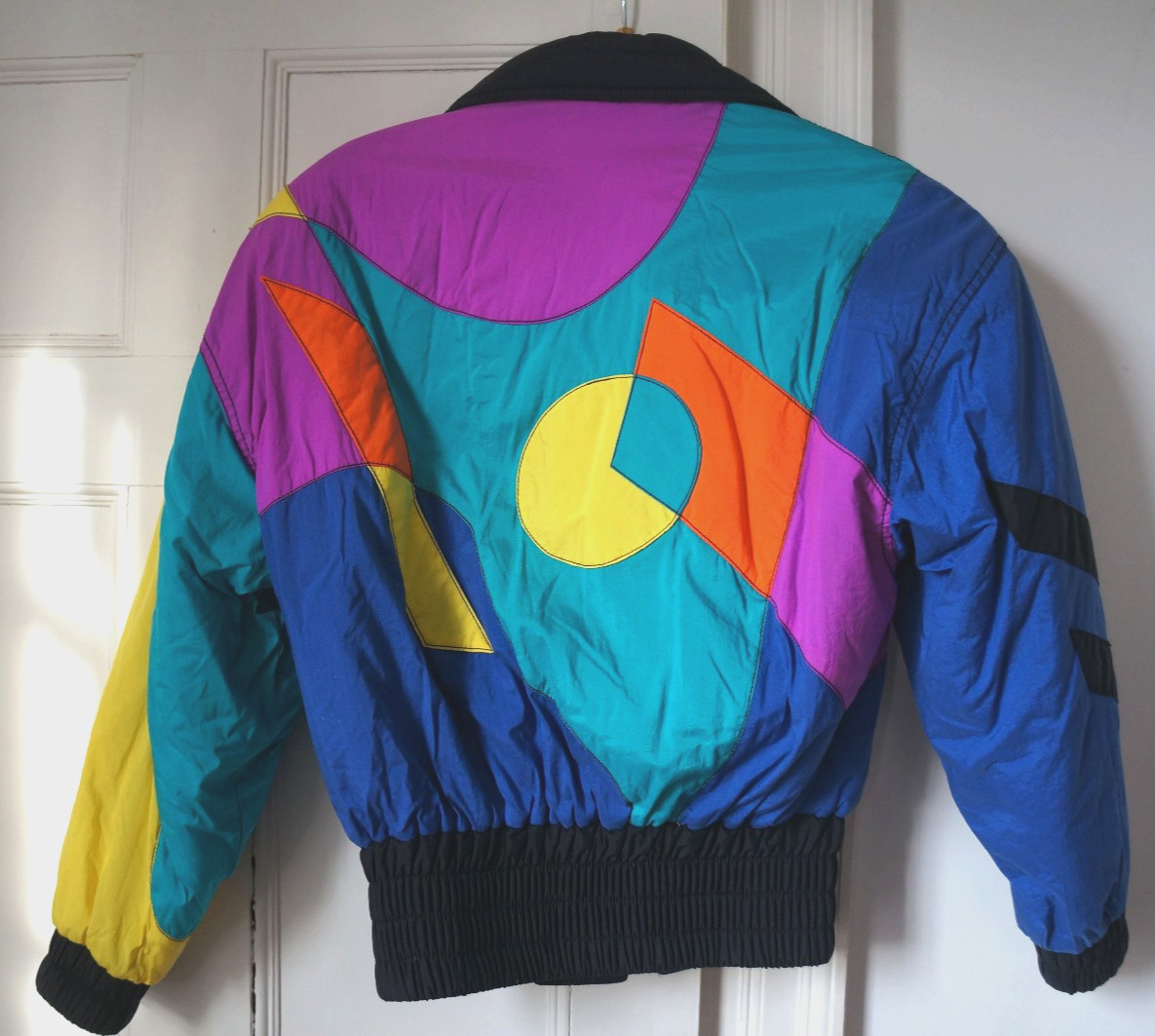 1980s-90’s Tyrolia by HEAD Color Block Ski Jacket Women’s 4 Vibrant multi color