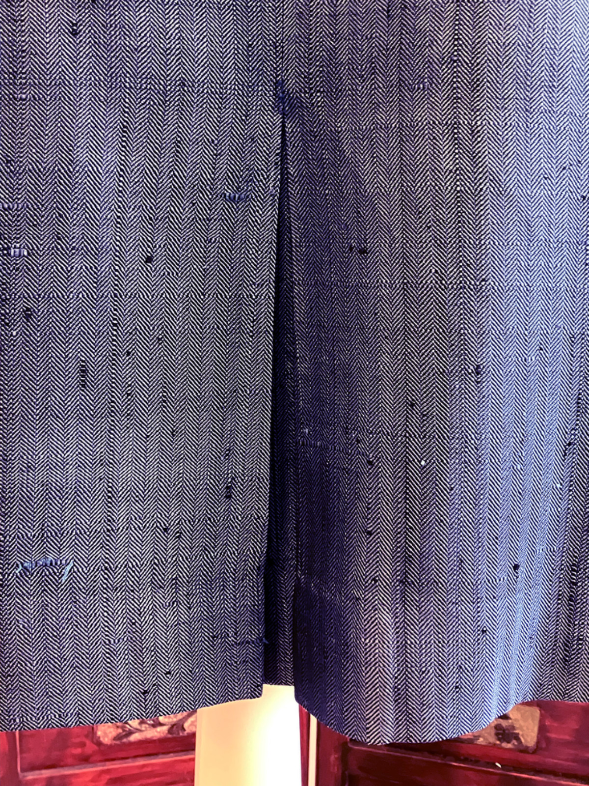 vintage 1950s ladies high fashion day suit herring bone weave beautiful details