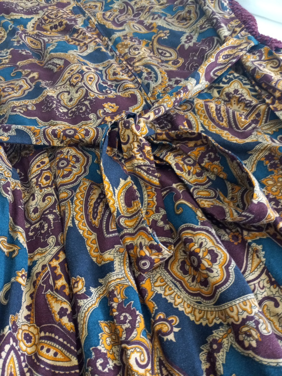 Vintage Miss Dorby Velvet Burnout Vest English Country Tapestry Dress Size 10