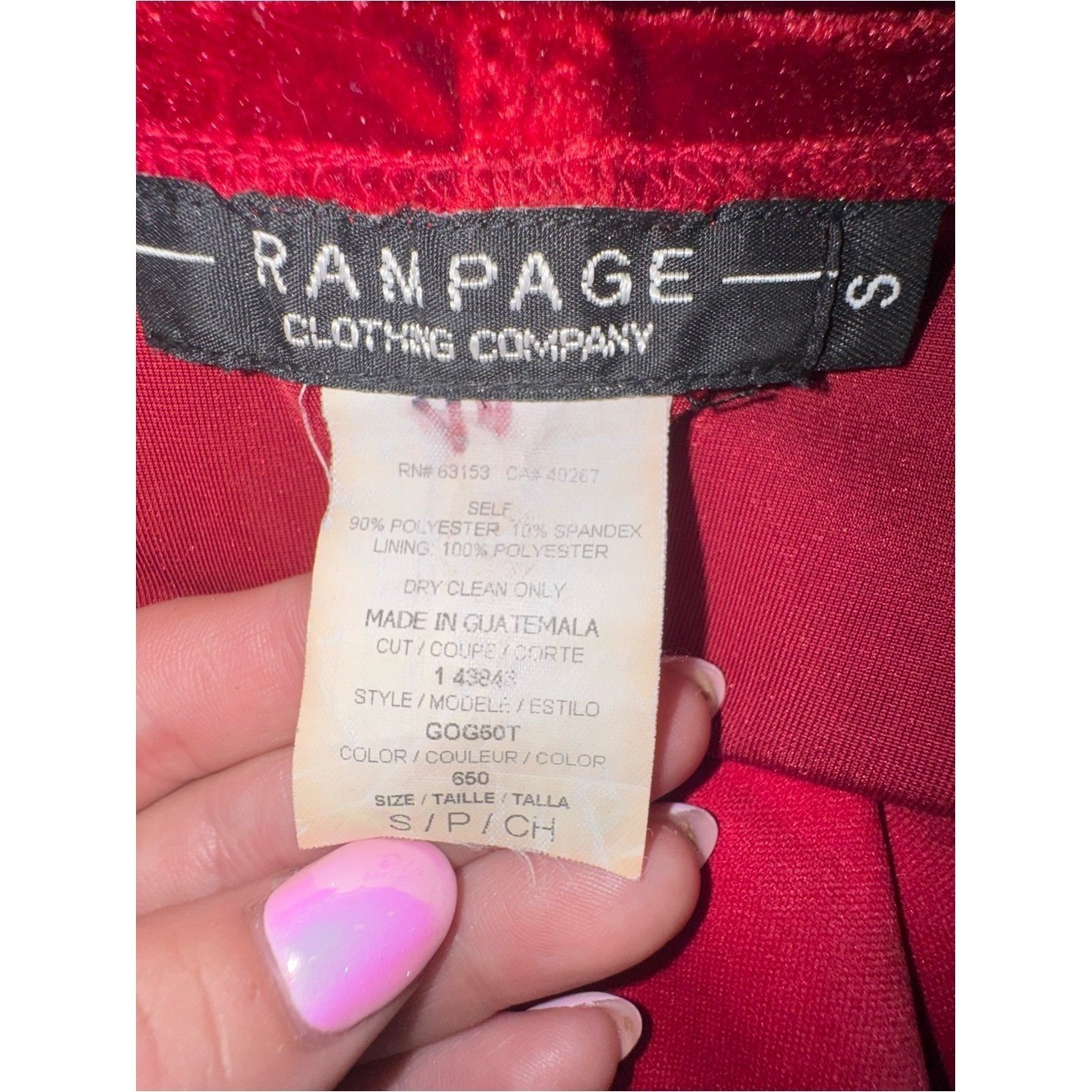 Rampage VTG mob wife vampy Red Velvet Slip Dress Sz S Y2K Gossip Girl Midi Dress