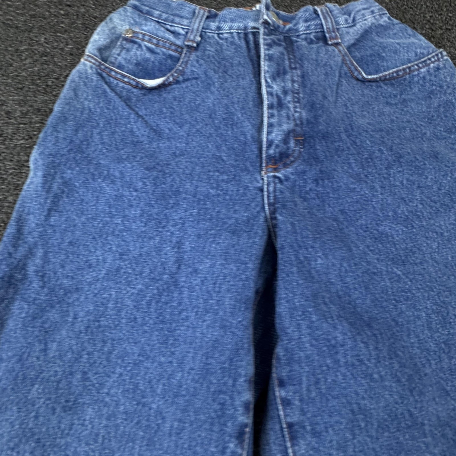 Vintage Gitano Jeans Womens 12 Short Blue Denim High Rise Tapered Mom 90s Pants
