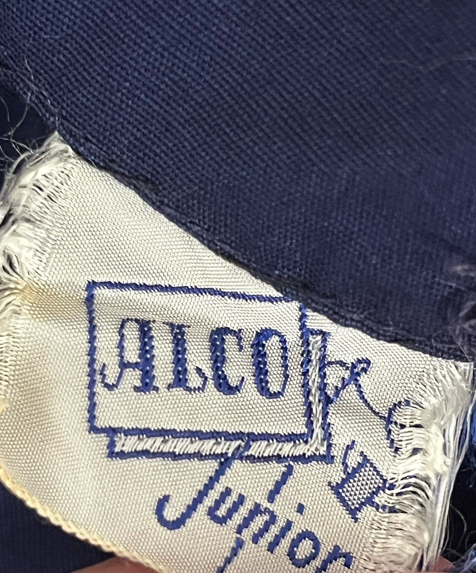 Vintage Alco Junior Drop Waist Pleat Skirt Stripe Detail Ribbon Tulle Underskirt