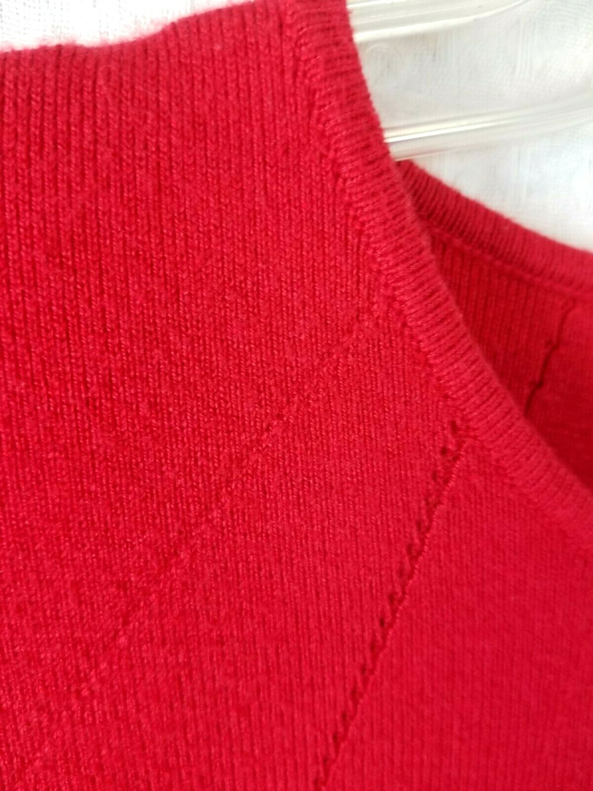 CARLISLE Vintage Red Lightweight Sweater Size Large RN 69161