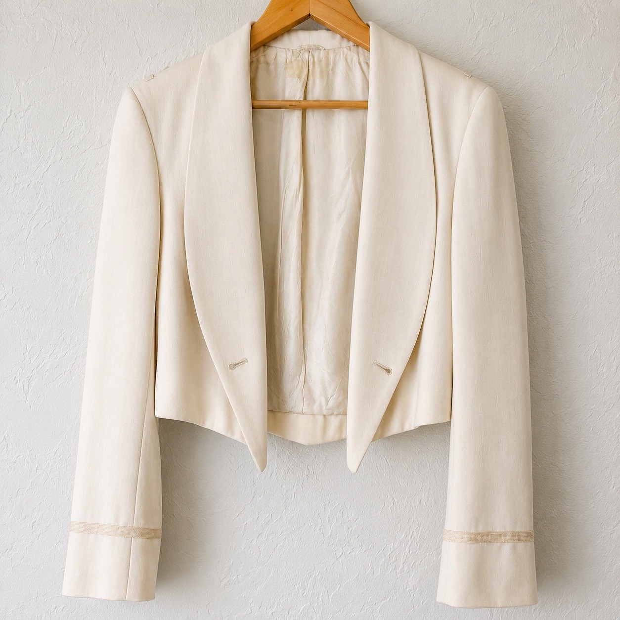 Vintage 1950s USAF U.S. Air Force Women’s White Formal Dress Jacket ARDC