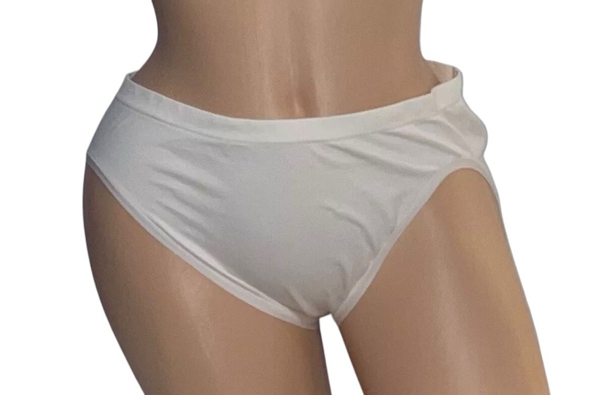 Lot of 2 Hanes Cheetah Silky Soft Nylon Panties Womens 9/2XL NOS
