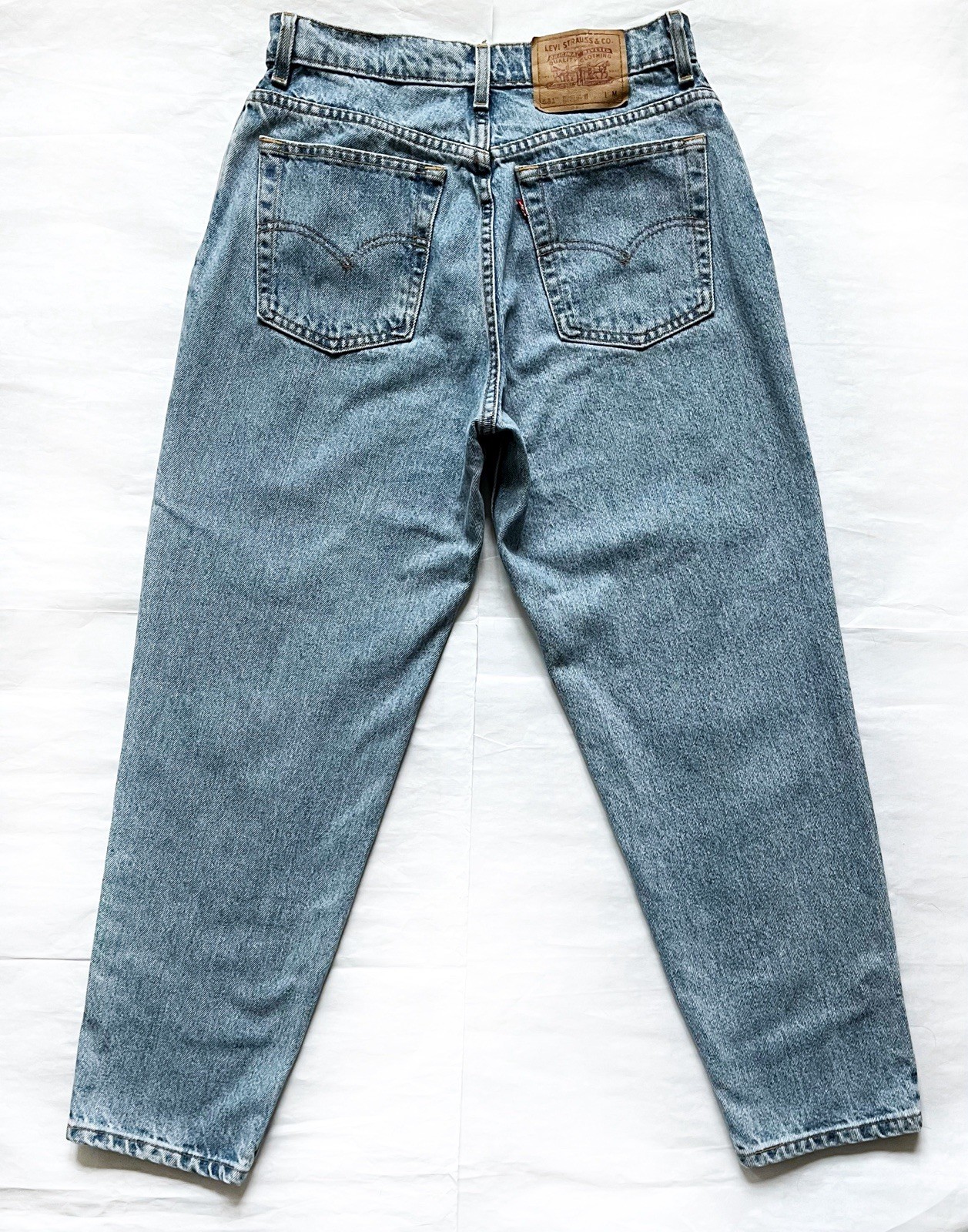 【VTG】1996 Levi’s 551 Relaxed Tapered Jeans 🇺🇸USA Made Women’s 12 PET Fit 29×27