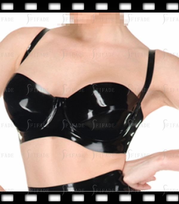 Latex Bra Classic Full Coverage Bra Back Strap Adjustable Customized 0.4mm C25