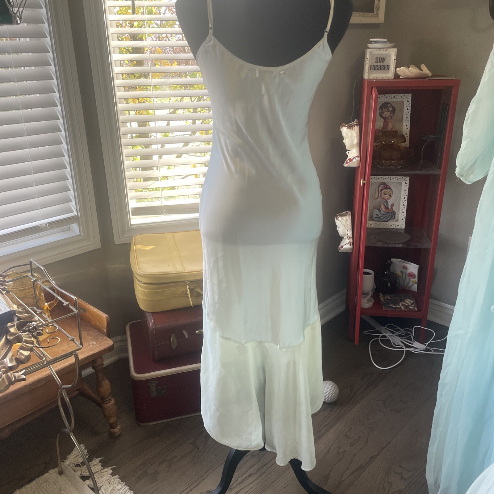 Nine & Company 2 Piece Small Vintage Lingerie Gown And Robe Nightgown