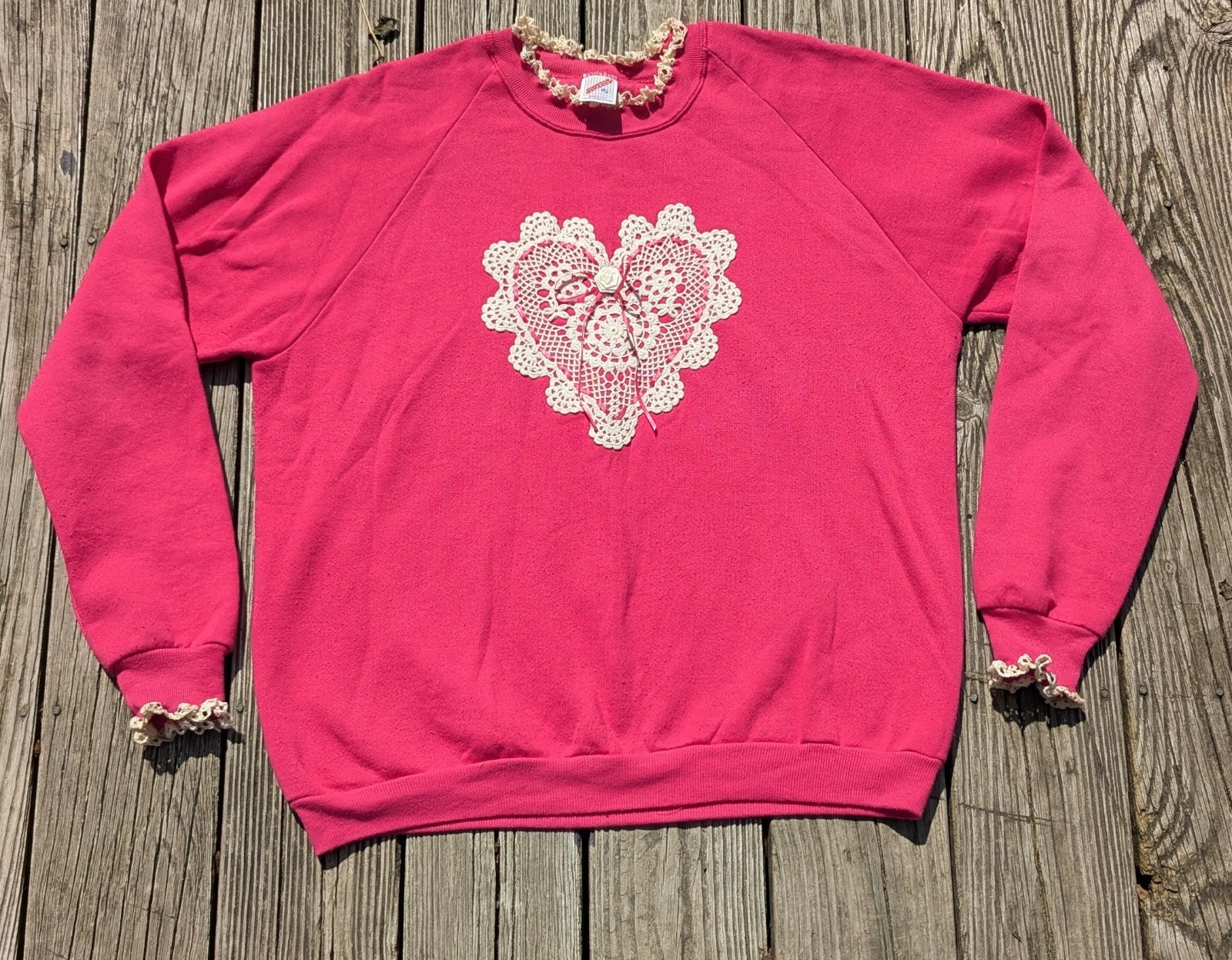 Jerzees VTG USA Made 90’s Grandma Sweater / Women’s Size XL
