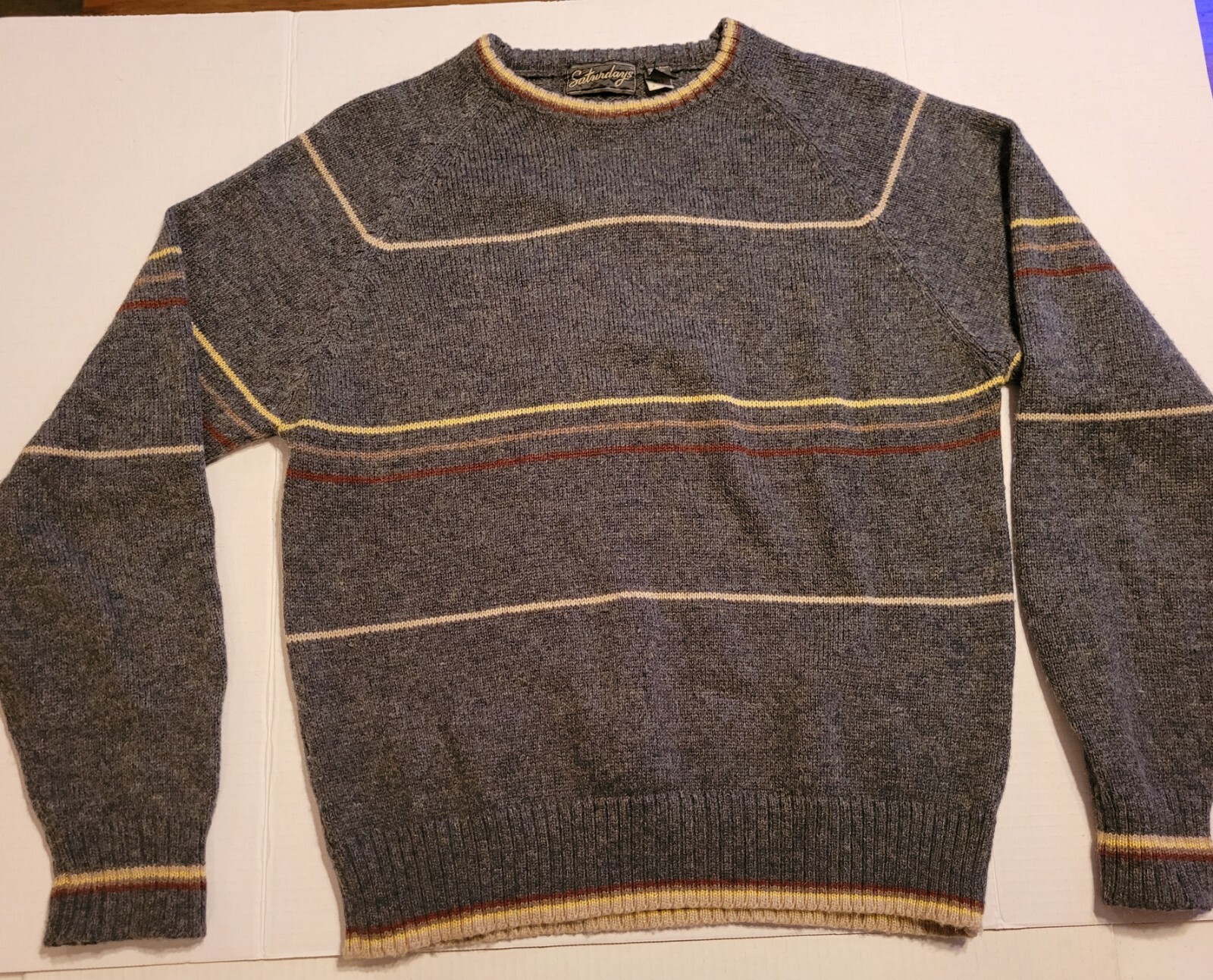 Vintage Women’s Saturday’s Sweater Size Large. Acrylic and wool blend.