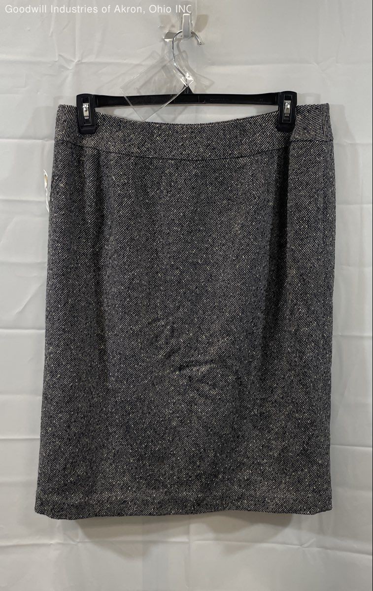 NWT Vintage 90s Talbots Women’s Gray Tweed Pencil Skirt Italian Fabric Sz 16