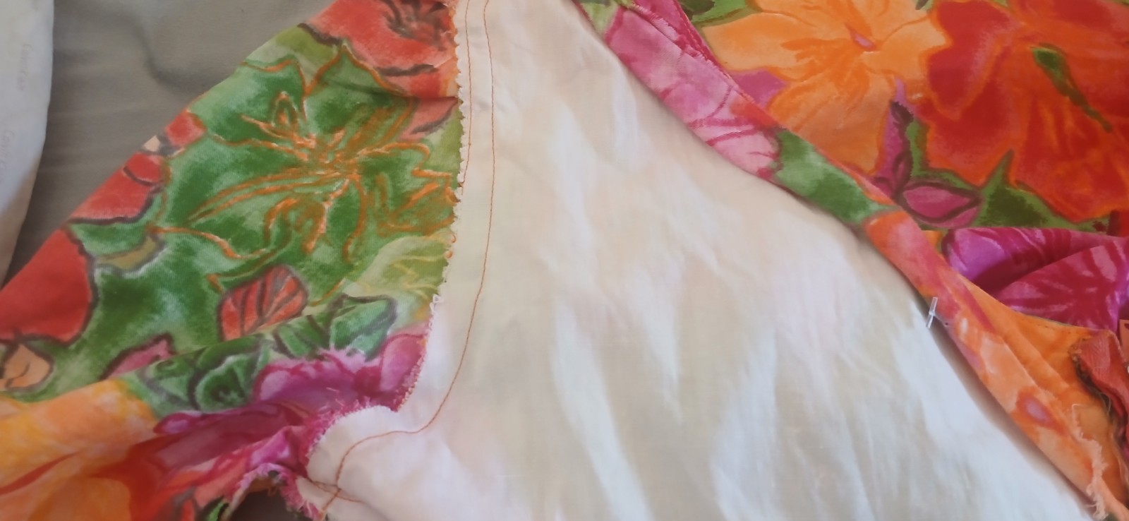 Vintage Hawaiian Tiki Maxi Dress Empire waist