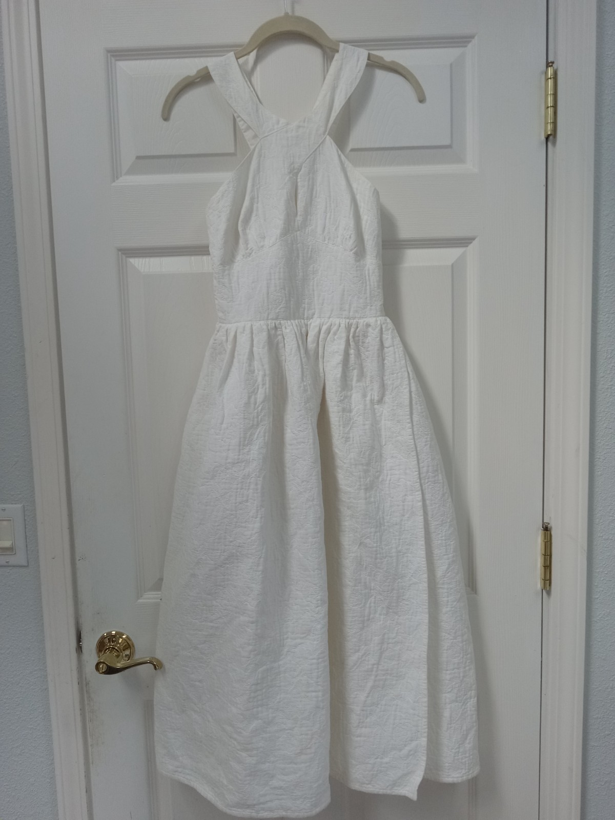 VTG Sonia Rykiel White Cotton Elegant Dress Excellent Condition