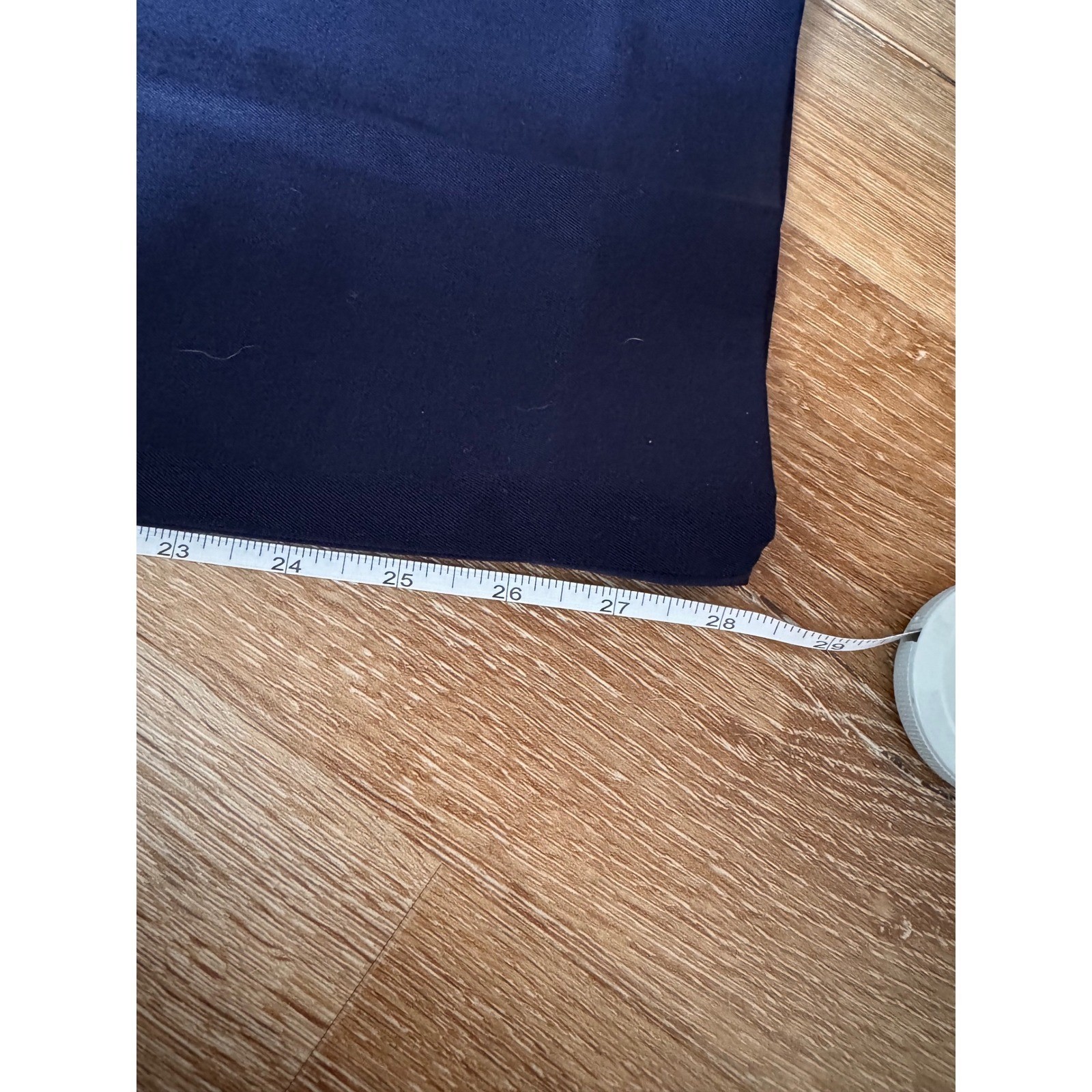 Yves Saint Laurent Navy Blue Pleated High Waist Wool Trousers Size 36