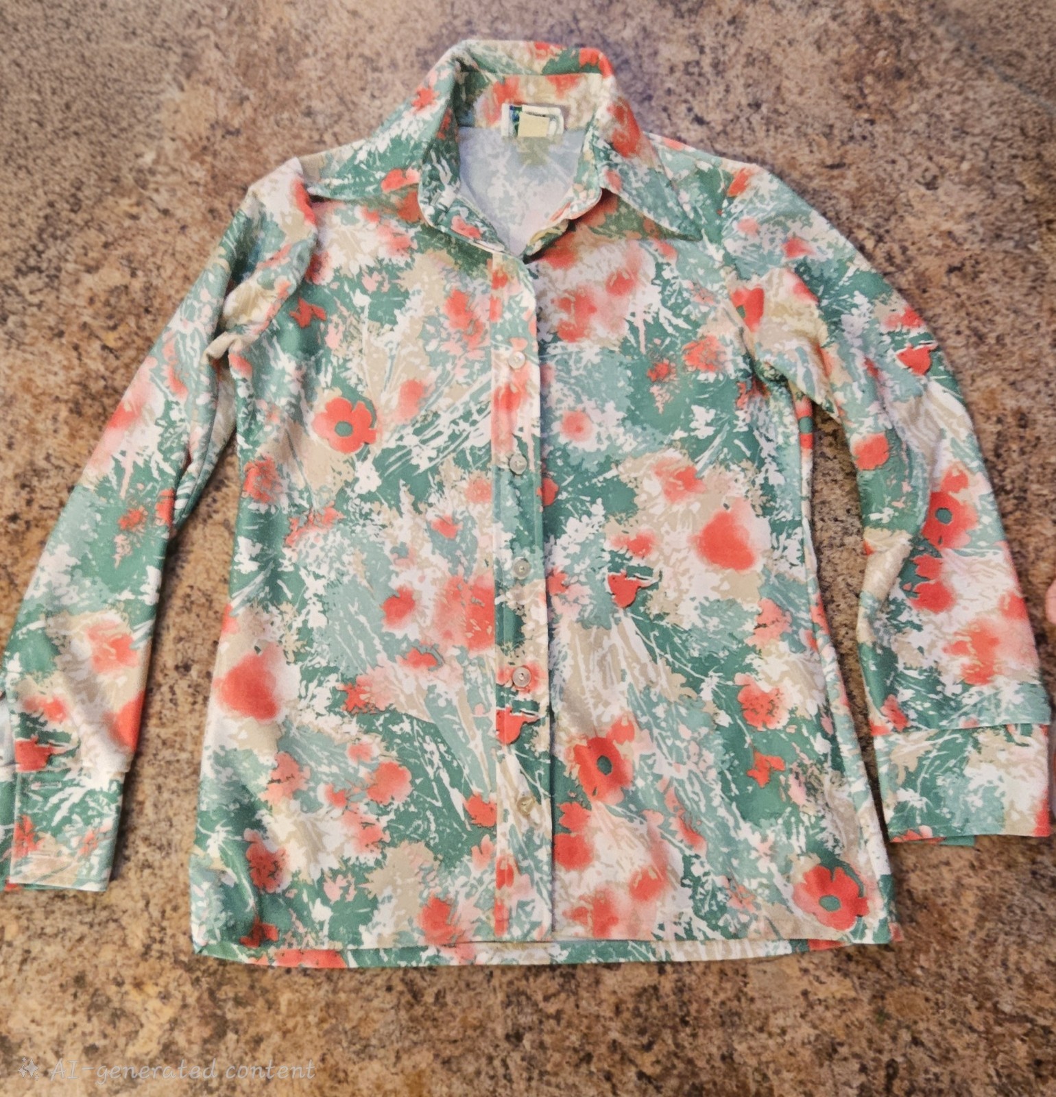 Brookvalley Fairfield Vintage Floral Blouse Women