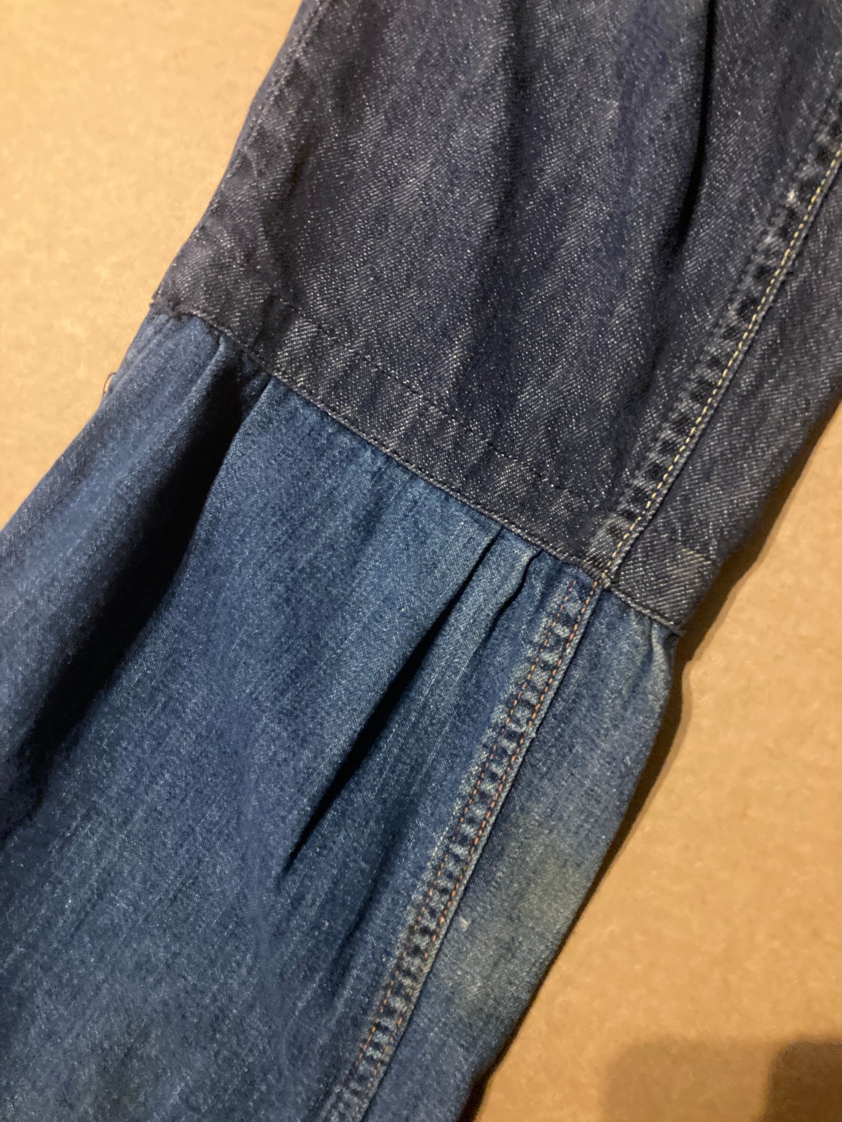 Vintage (1970’s) Lee Lady Riders Straight Leg Two Tone Jeans Regular 26×32