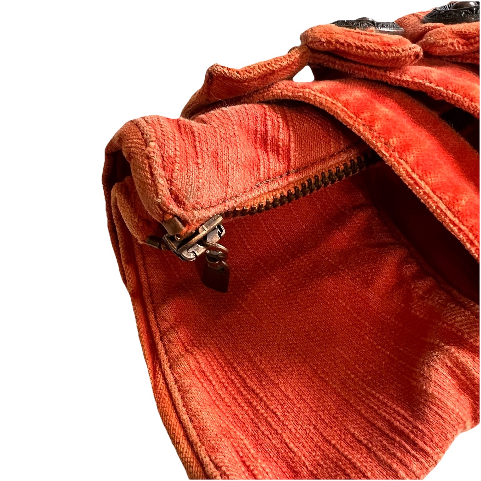 Roberto Cavalli (Just Cavalli ) Orange Buttoned Naval Jacket AW 2006 Collection