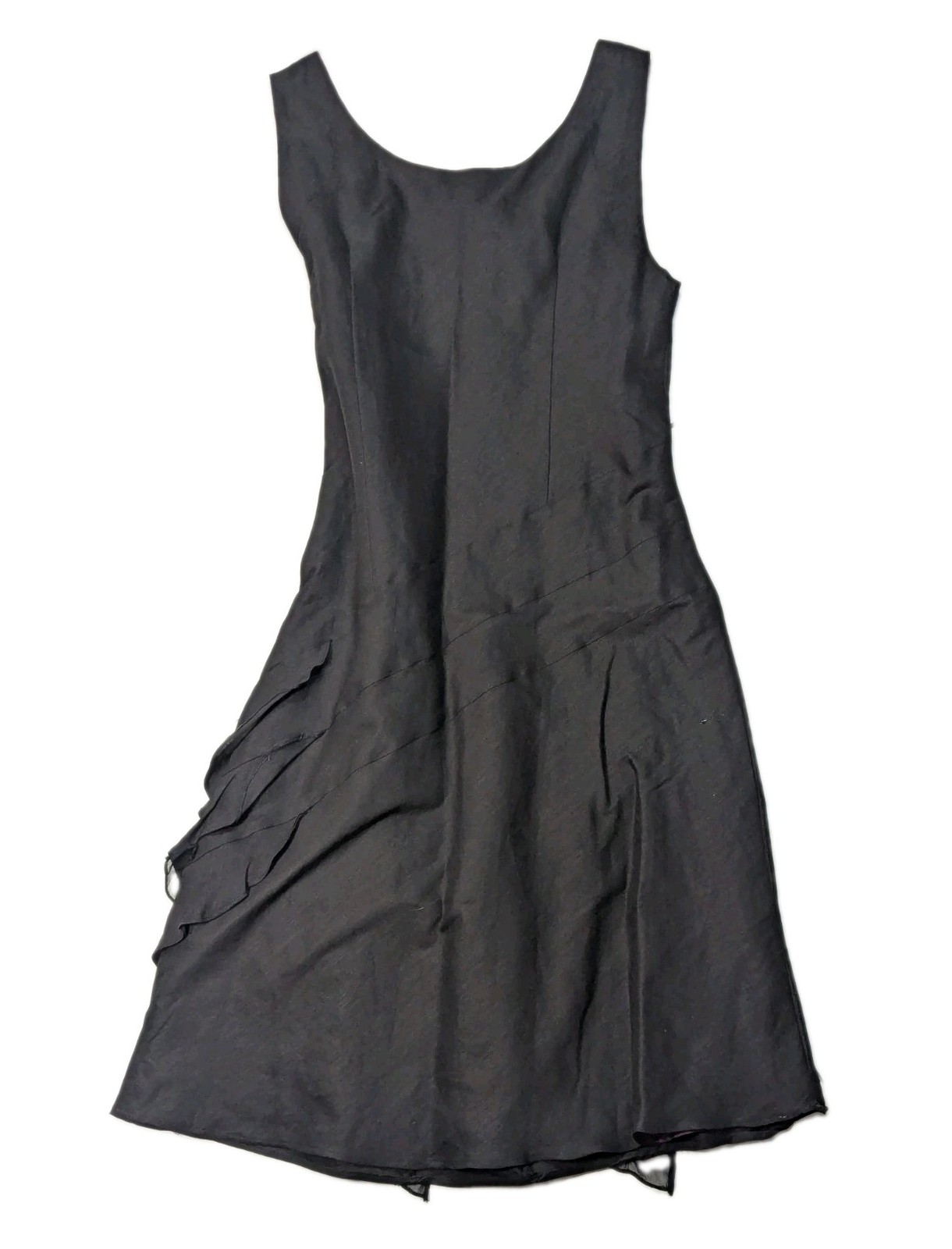 Nathalie Seaver Designer Black Cocktail Dress 1990s Vintage Size 3