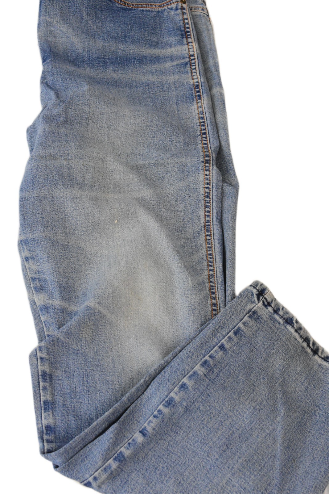 80s Vintage Gitano Jeans Womens Light Wash High Waist Straight Leg L 14 16 Denim