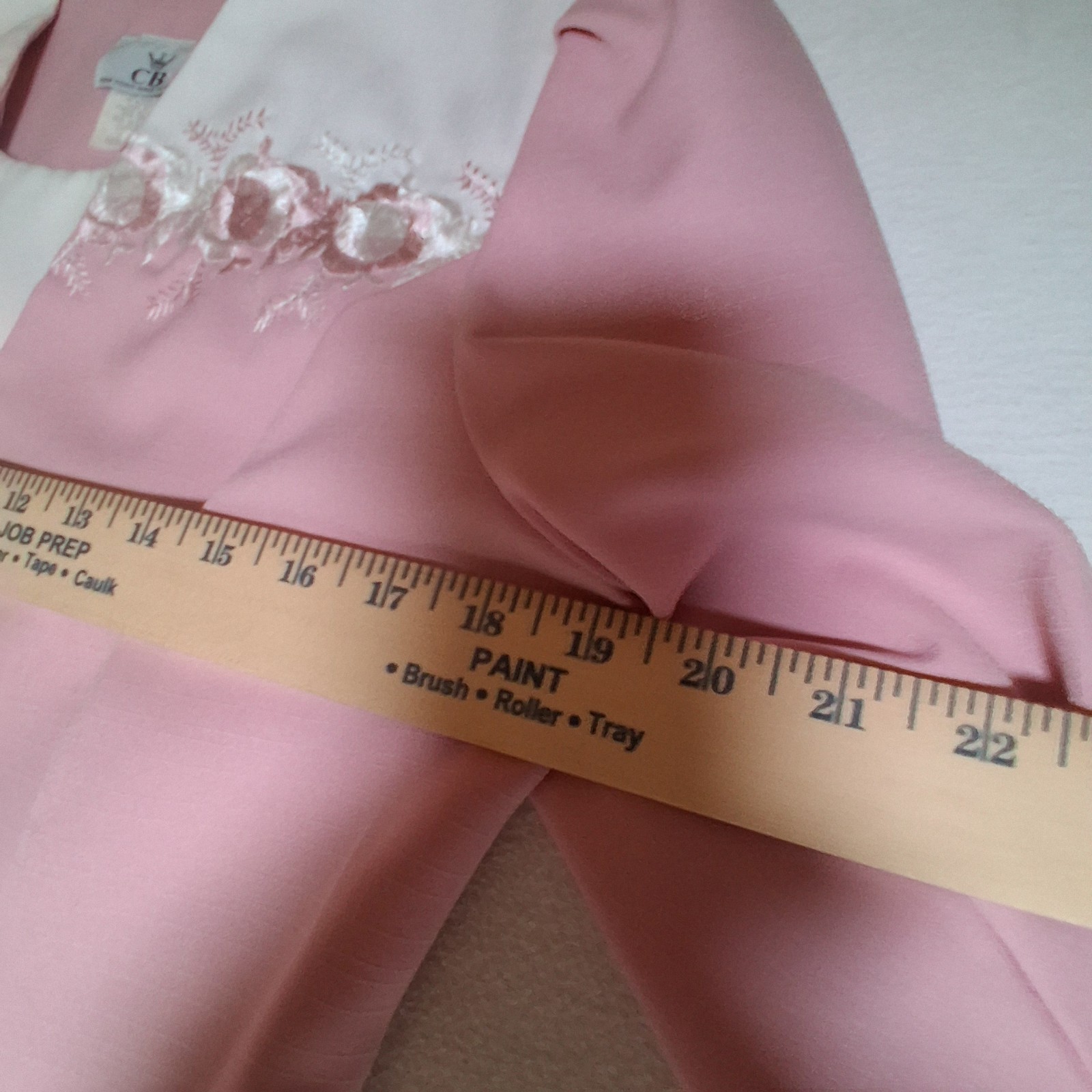 Vintage C B New York Semi Formal Jacket And Skirt Pink Size 12 Wedding Events