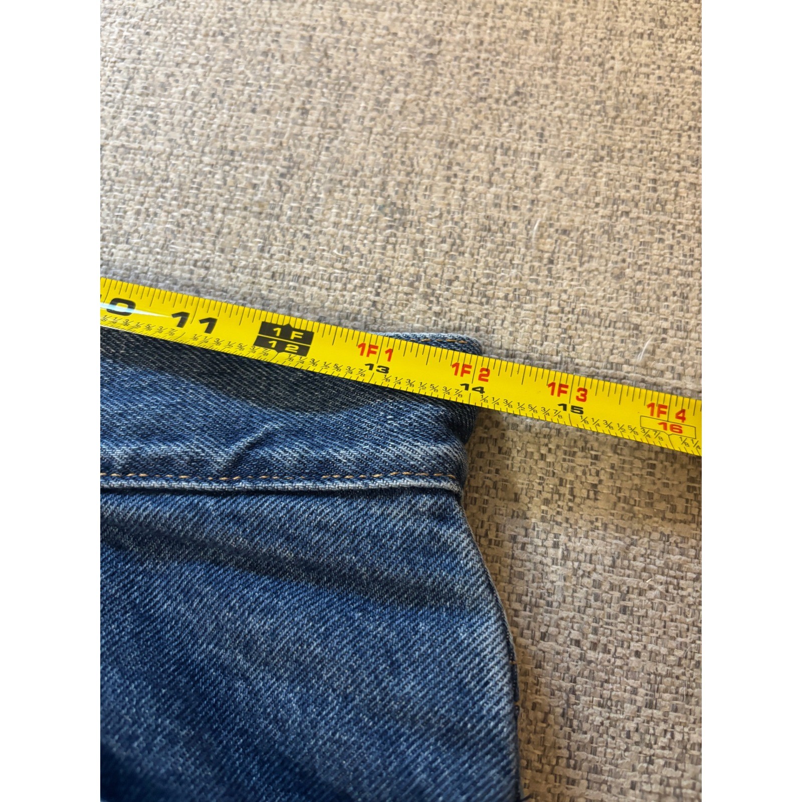 Vintage L.L.Bean Flannel Lined Jeans Women 6 Reg Straight Leg Plaid Mom Jean