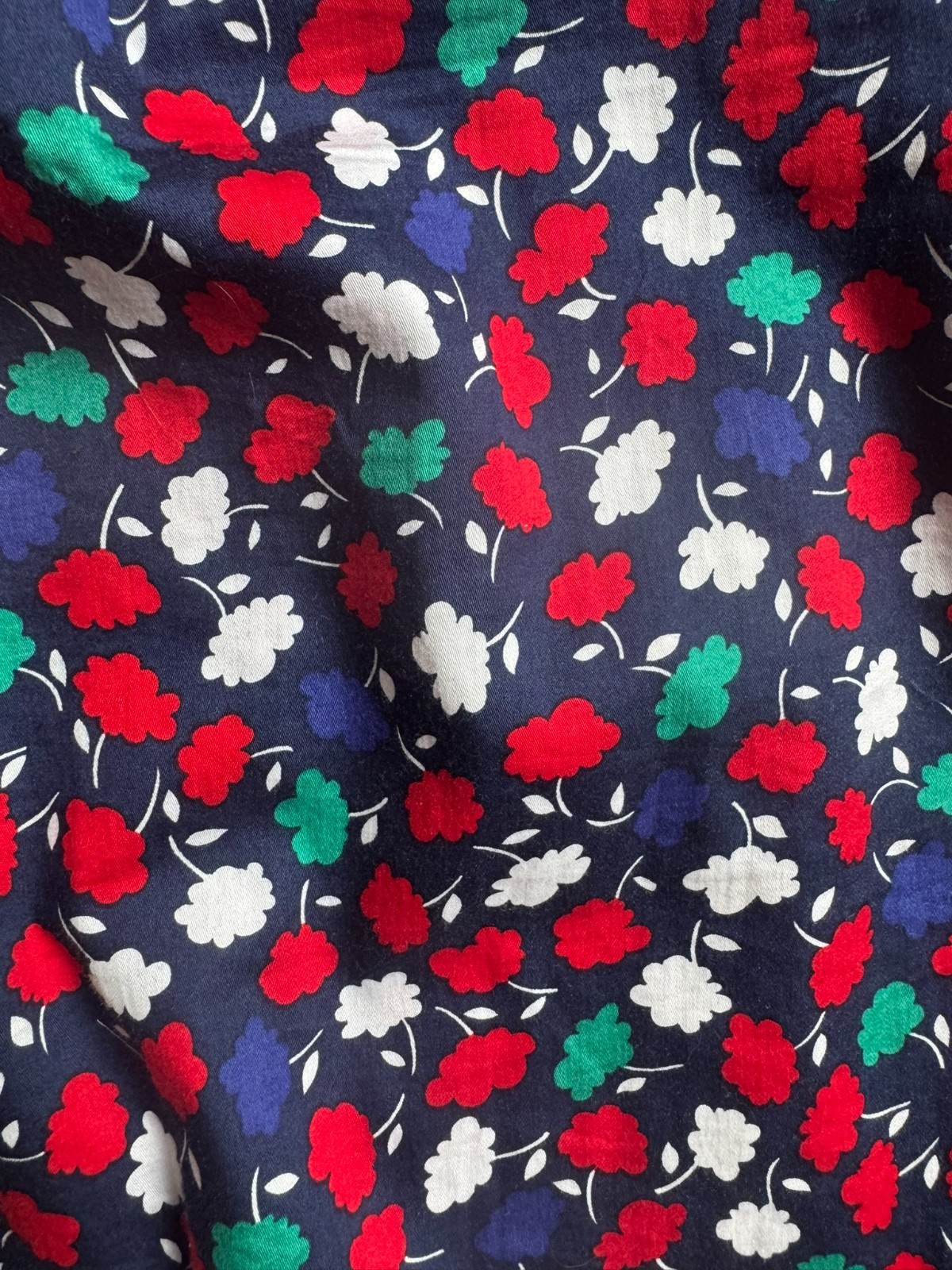 Bleyle Vintage Dress Cotton Graphic Pattern Shirt Dress Size 42/44