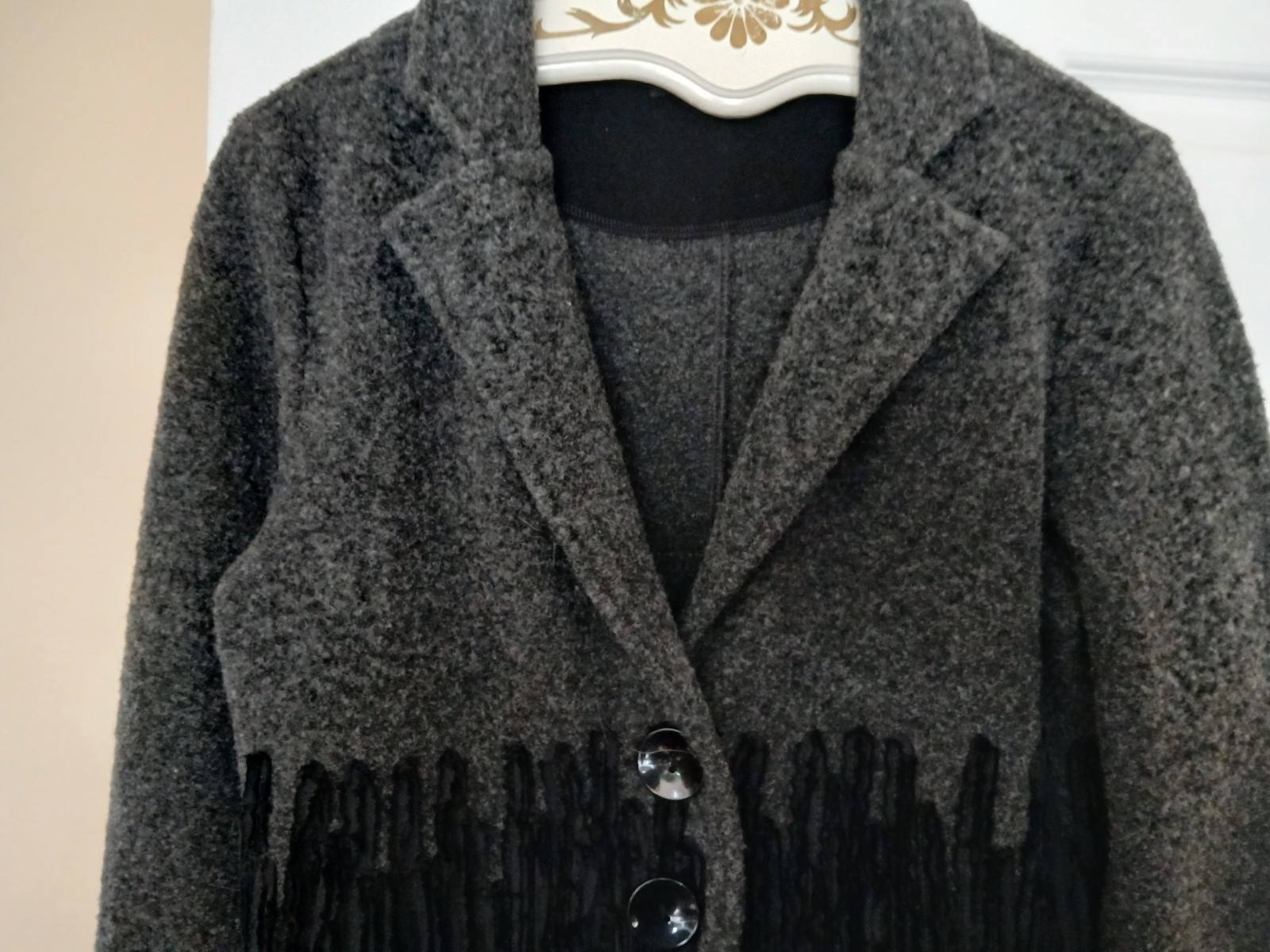 VTG EVER SASSY PHOEBE BUFFE WHIMSIGOTH VAMP FAIRY Black Cardigan Size S