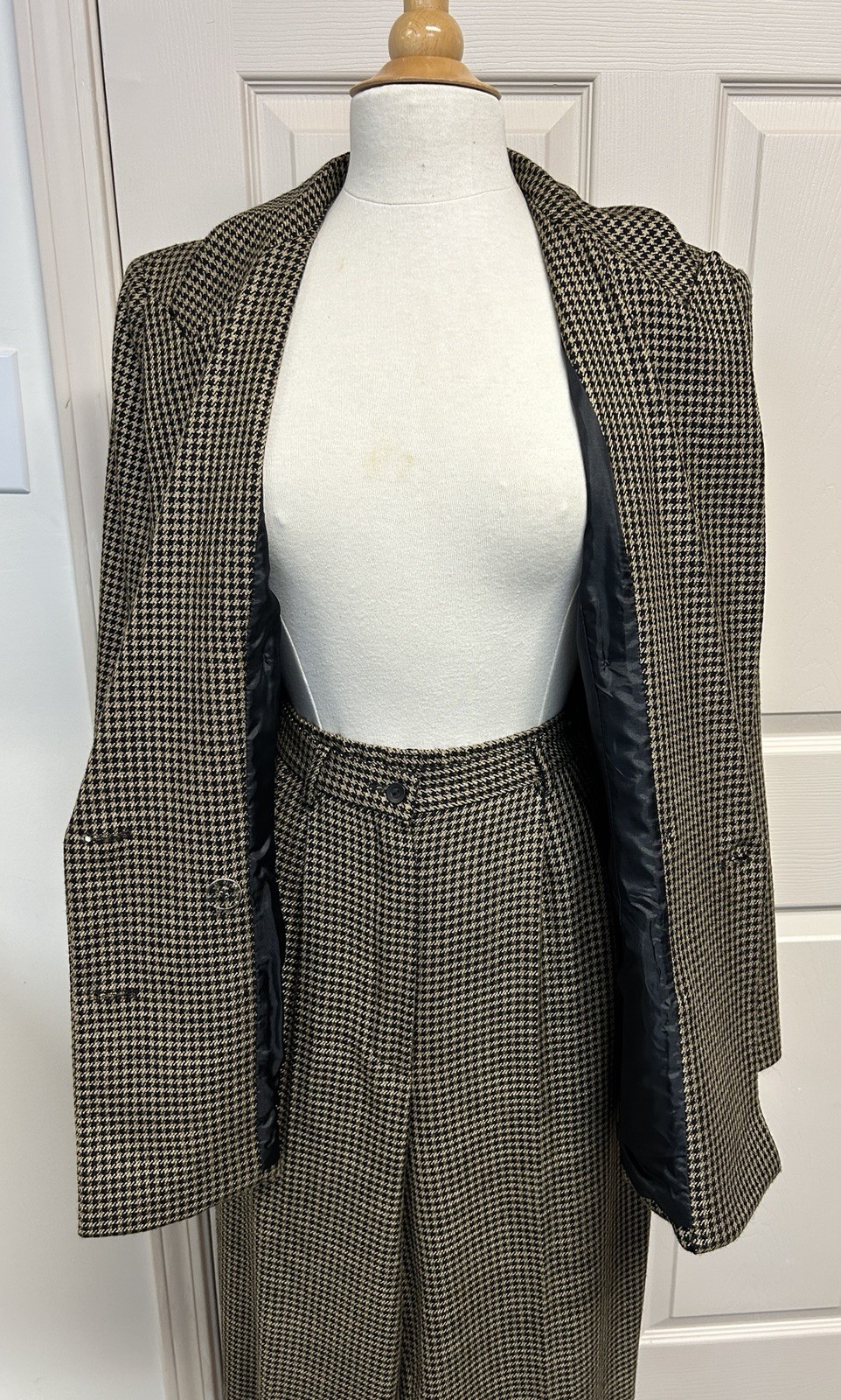 Vtg Pendleton Wool Blend 3-Pc Women’s Suit Blazer, Skirt, Pants Sz-8/6