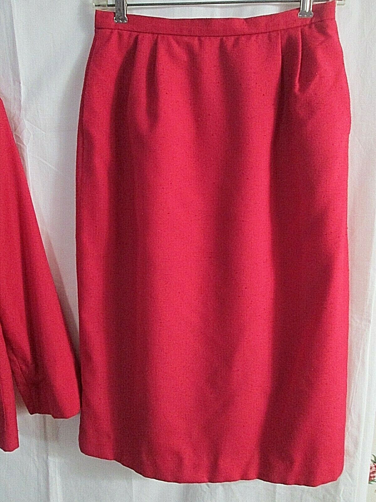 Vintage Loubella Ruby Skirt and Blazer Combo