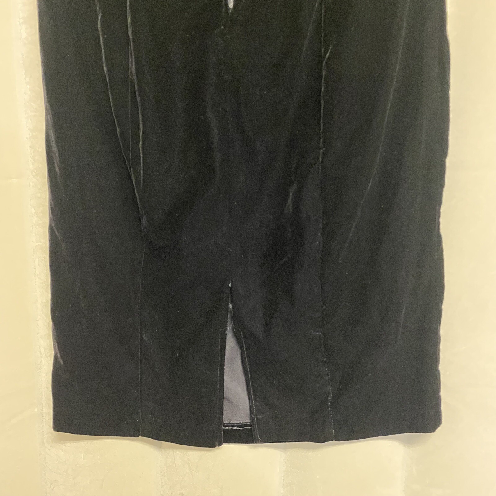 Vintage Velvet Velour Dress Strapless Size 12 Whimsigoth Fairy Grunge 90s Witchy